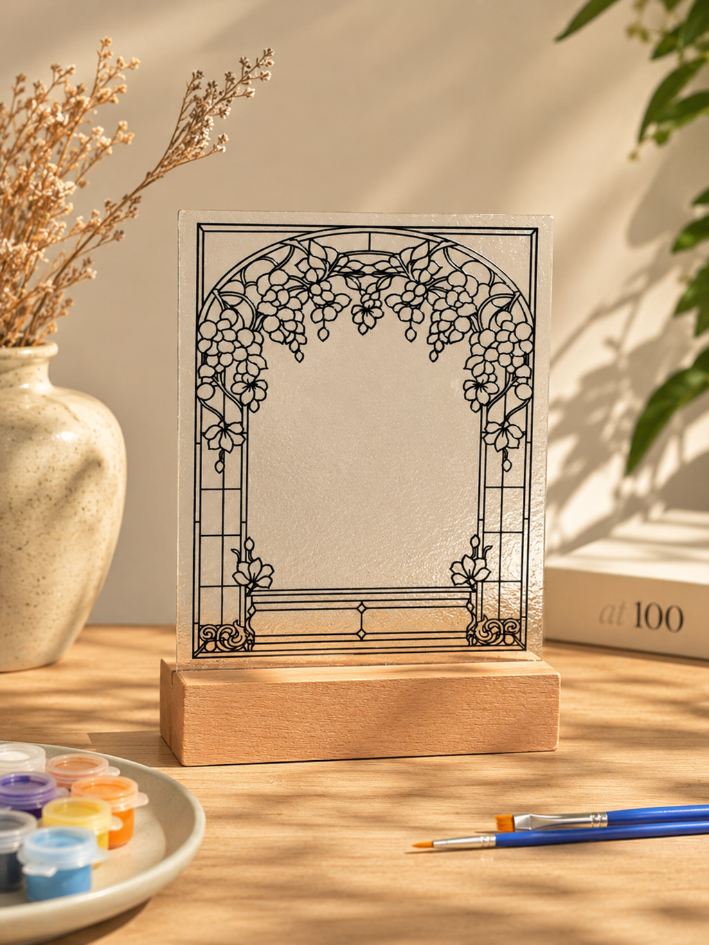 Floral Arch Glass Painting Kit